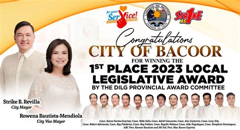 mayor ng bacoor cavite|Office of the City Mayor .